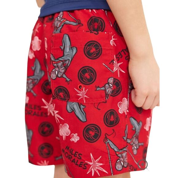 Hanna Andersson NWT Marvel Miles Morales Swim Trunks. Size 5 - Picture 2 of 4